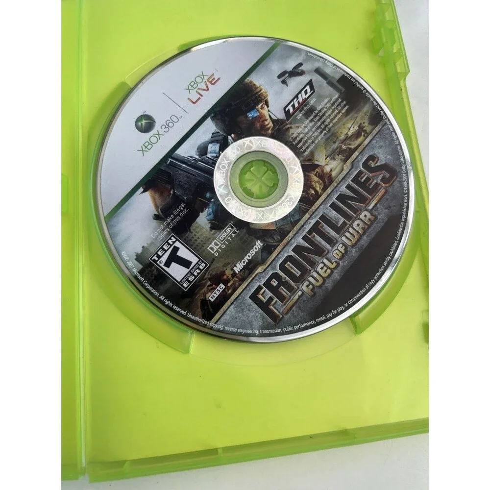 Frontlines Fuel of War - Microsoft Xbox 360 CIB tested working